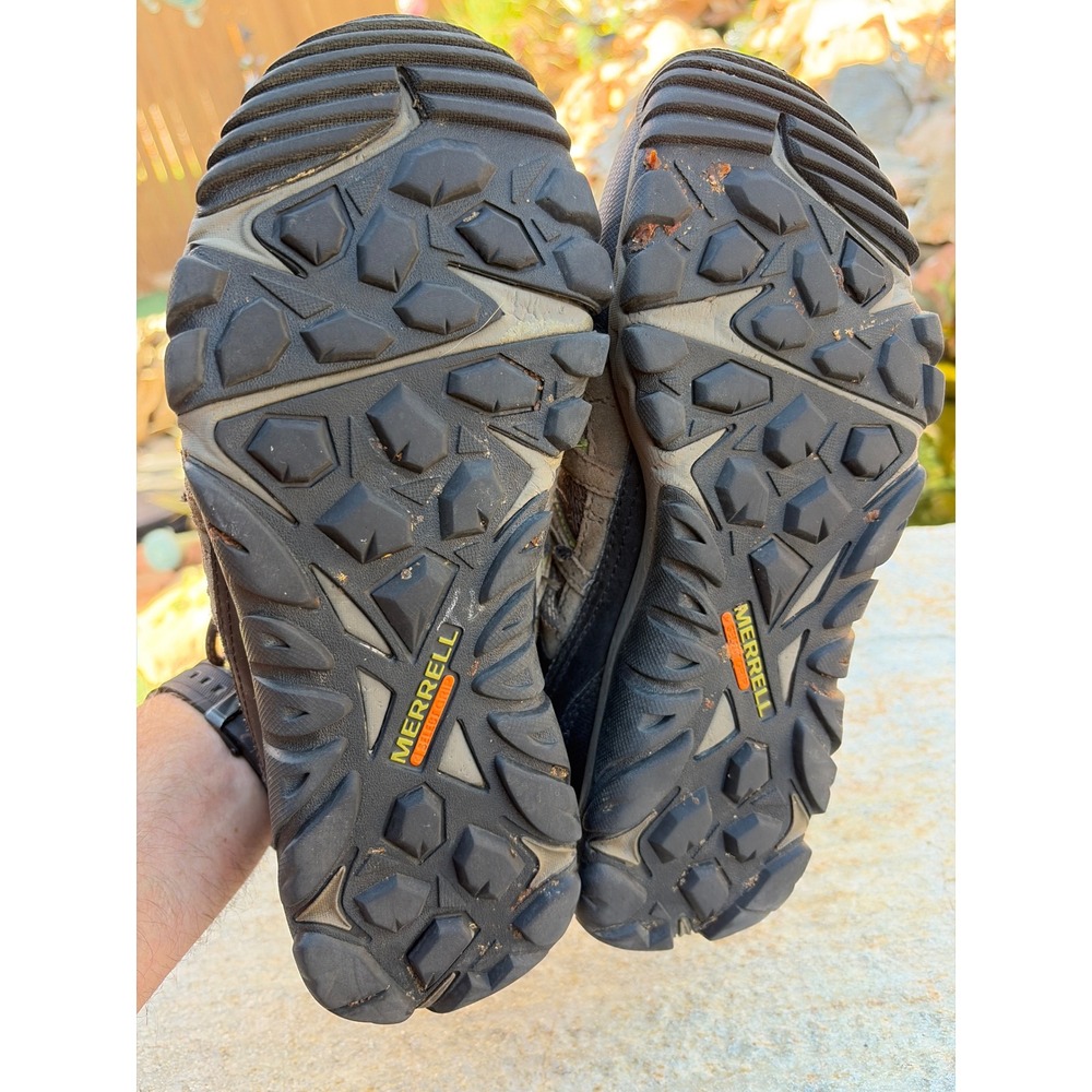 Merrell Outmost Ventilator Hiking Shoes Mens 9.5 Boulder Brown J09539 Low Top - Picture 3 of 9